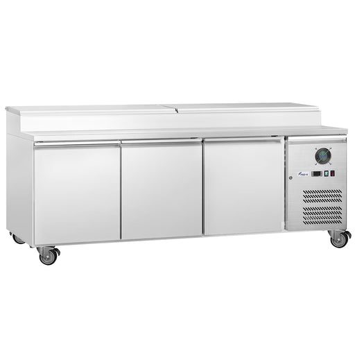 FED-X XSS7C18S3V - Three Door Sandwich Prep Counter 1795 x 700mm 8 x GN 1/3 - image 2
