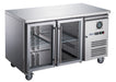 FED-X XUB6C13G2V - Two Glass Door Bench Fridge 1360 x 600mm 228L - image 2
