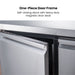 FED-X XUB6C13S2V - Two Door Bench Fridge 1360 x 600mm 228L - image 5