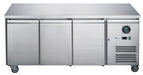 FED-X XUB6C18S3V - Three Door Bench Fridge 1795 x 600mm 339L
