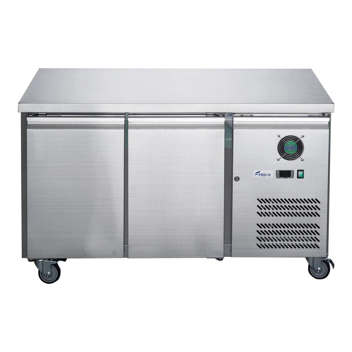 FED-X XUB6F13S2V - Two Door Bench Freezer 1360 x 600mm 228L