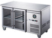 FED-X XUB7C13G2V - Two Glass Door Bench Fridge 1360 x 700mm 282L - image 3