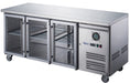 FED-X XUB7C18G3V - Three Glass Door Bench Fridge 1795 x 700mm 417L - image 3