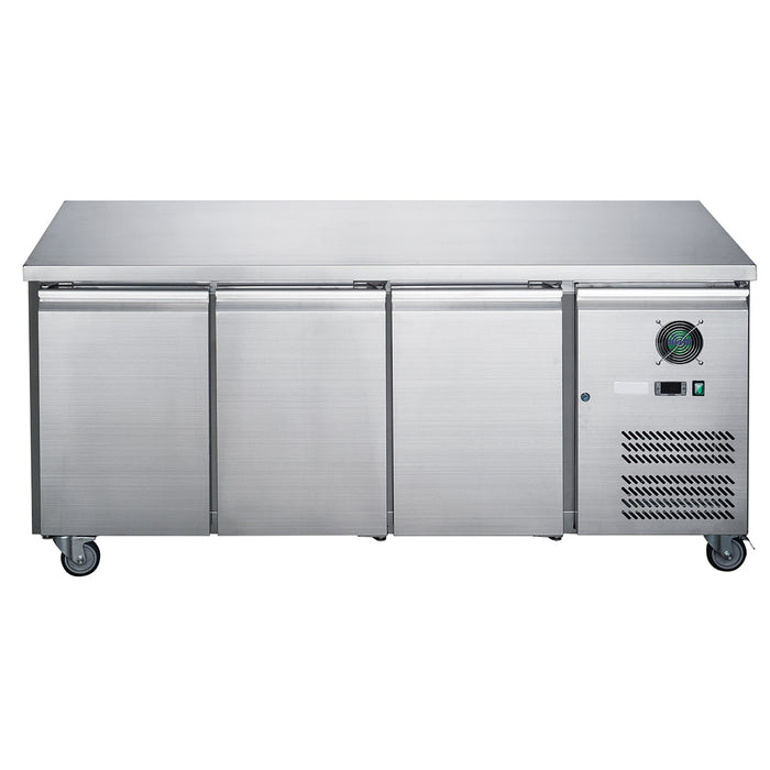 FED-X XUB7C18S3V - Three Door Bench Fridge 1795 x 700mm 417L