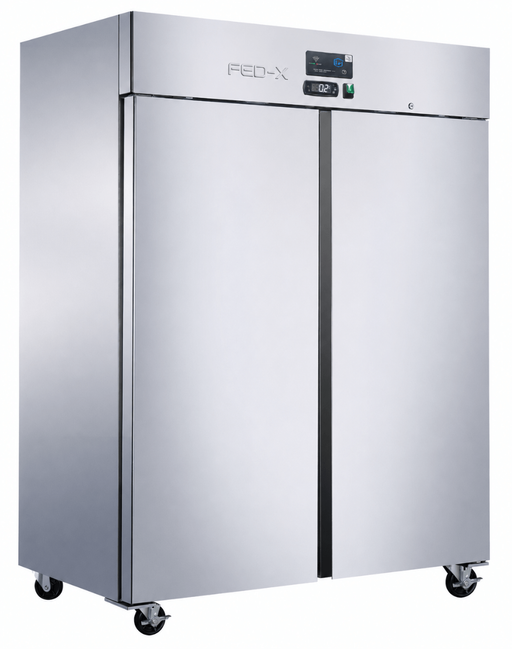 FED-X XUPC1400 - Press Liner Two Door Upright Fridge with Wi-Fi 1194L