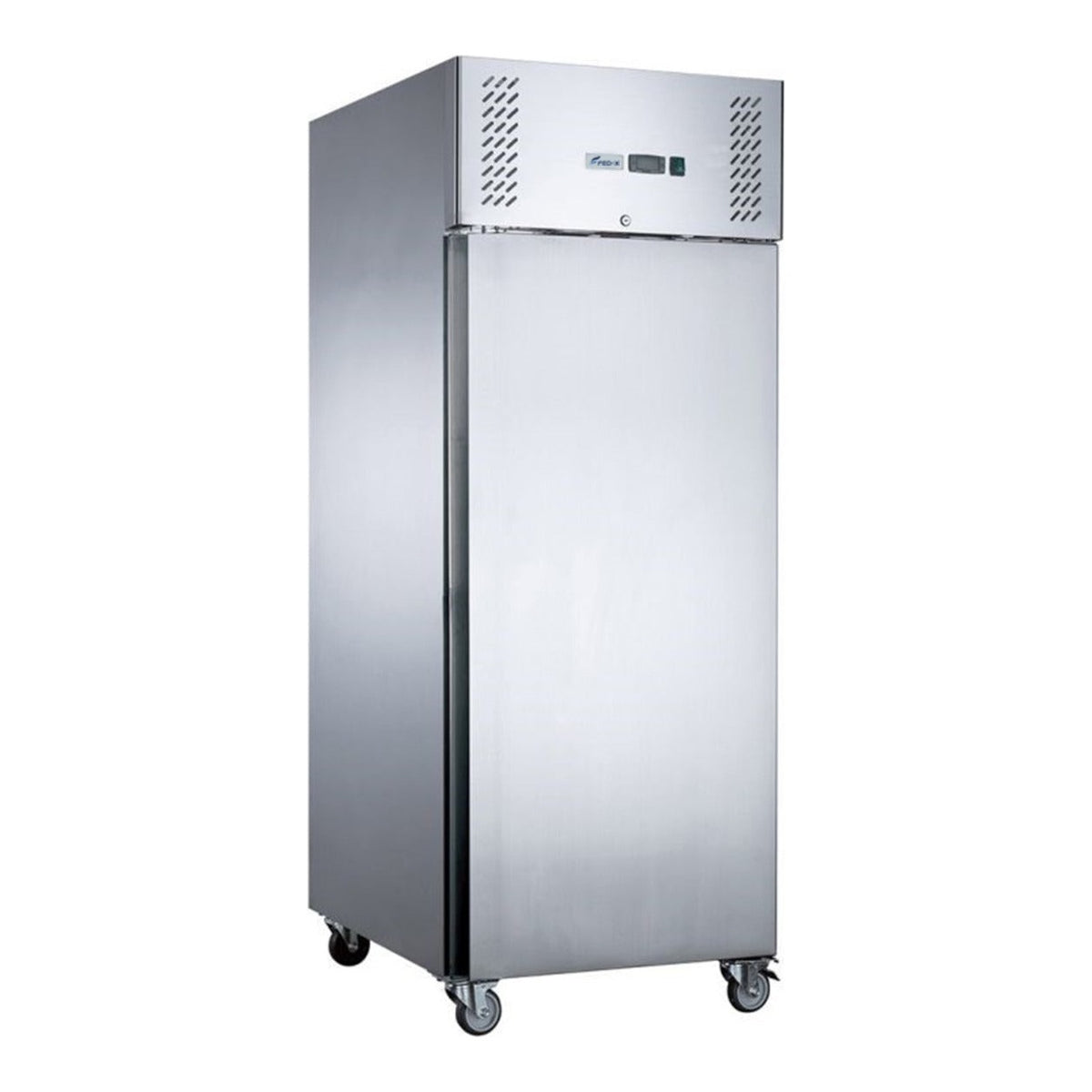 FED-X XURC650SFV - Single Door Stainless Steel Upright Fridge 740mm 650L