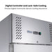 FED-X XURC400SFV - Single Door Stainless Steel Upright Fridge 680mm 429L - image 4