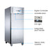 FED-X XURF650SFV - Single Door Stainless Steel Upright Freezer 740mm 650L - image 3