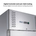 FED-X XURF1200S2V - Split Four Door Stainless Steel Upright Freezer 1340mm 1236L - image 4