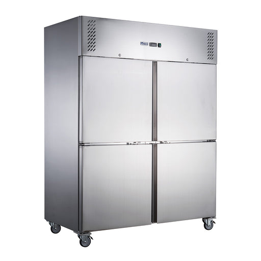 FED-X XURC1410S2V - Split Four Door Stainless Steel Upright Fridge 1480mm 1410L