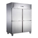 FED-X XURC1410S2V - Split Four Door Stainless Steel Upright Fridge 1480mm 1410L