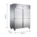 FED-X XURF1410S2V - Split Four Door Stainless Steel Upright Freezer 1480mm 1410L - image 2