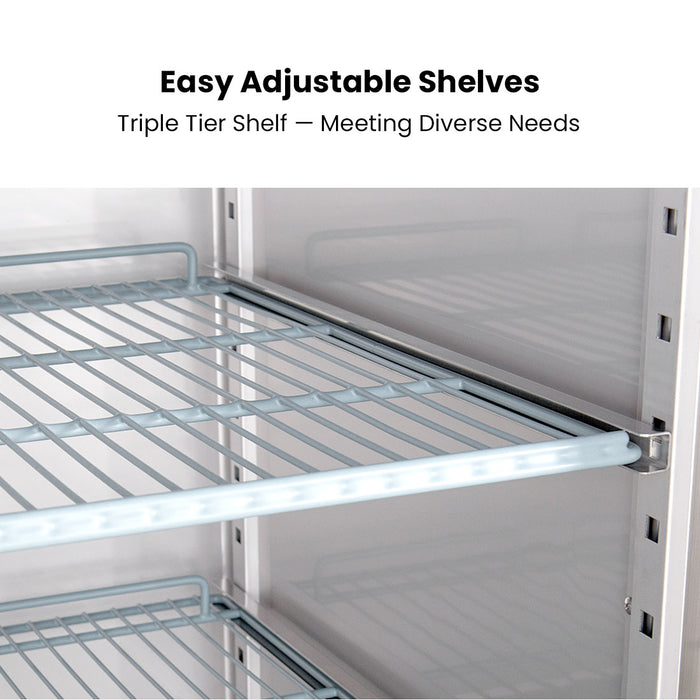 FED-X XURC1410S2V - Split Four Door Stainless Steel Upright Fridge 1480mm 1410L - image 5