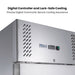 FED-X XURF600S1V - Split Two Door Stainless Steel Upright Freezer 680mm 618L - image 5
