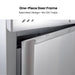 FED-X XURC600S1V - Split Two Door Stainless Steel Upright Fridge 680mm 618L - image 6