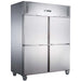 FED-X XURF1200S2V - Split Four Door Stainless Steel Upright Freezer 1340mm 1236L