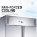 FED-X XURF1200SFV - Two Door Stainless Steel Upright Freezer 1340mm 1236L - image 5