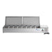 FED-X XVRX1800/380S - Countertop Salad Bar with Stainless Steel Lids 8 x GN 1/3 1800mm - image 2