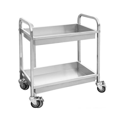 Modular Systems YC-102D - Stainless Steel 2 Tier Clearing Trolley with Deep Basins 855 x 535mm