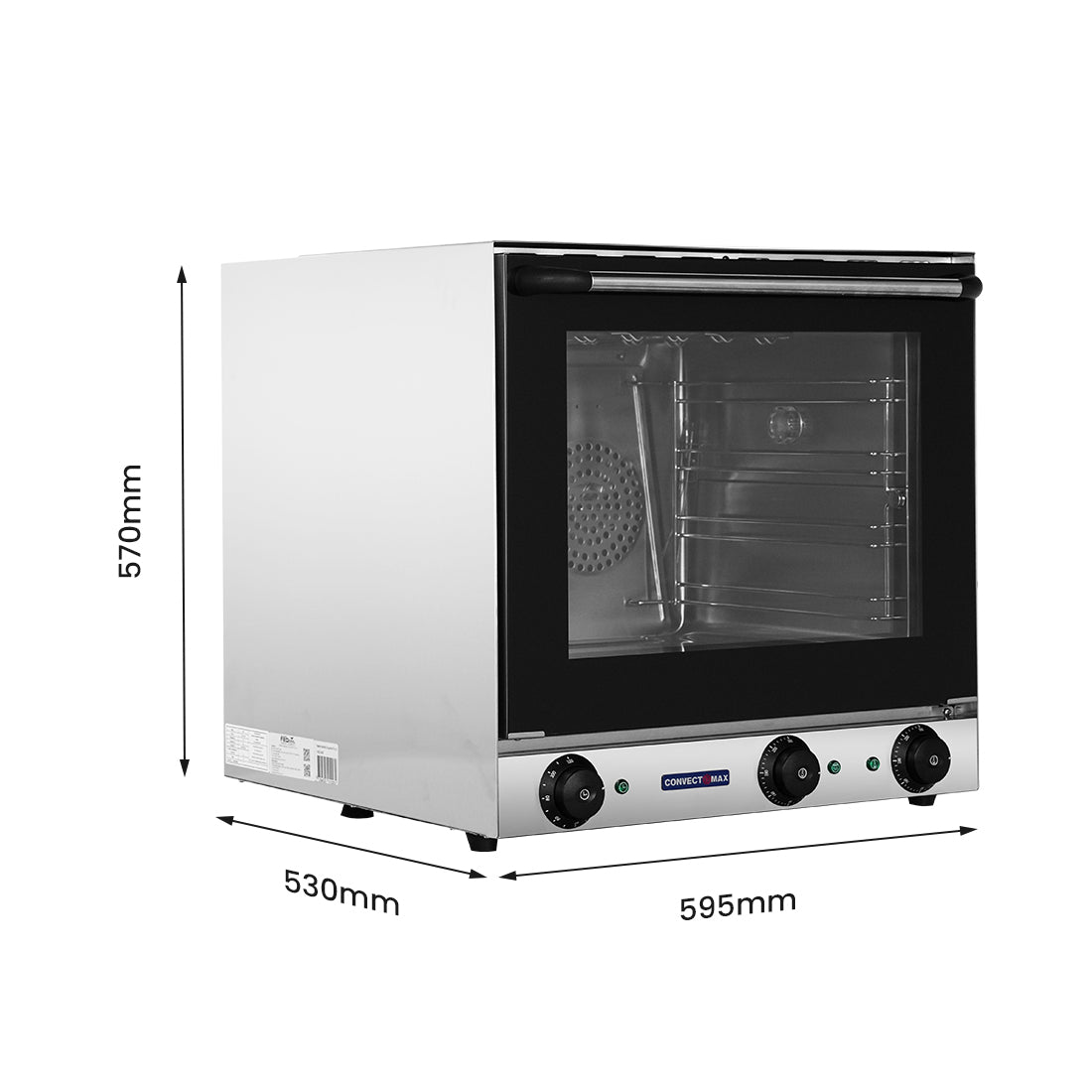 ConvectMax YXD-3AE - 62L Convection Oven with Grill, 10A - image 2