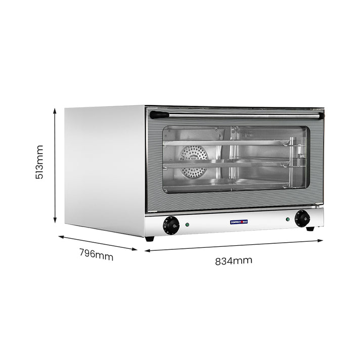 ConvectMax YXD-8A-3E - 3 Tray 600x400 Convection Oven, 15A - image 3