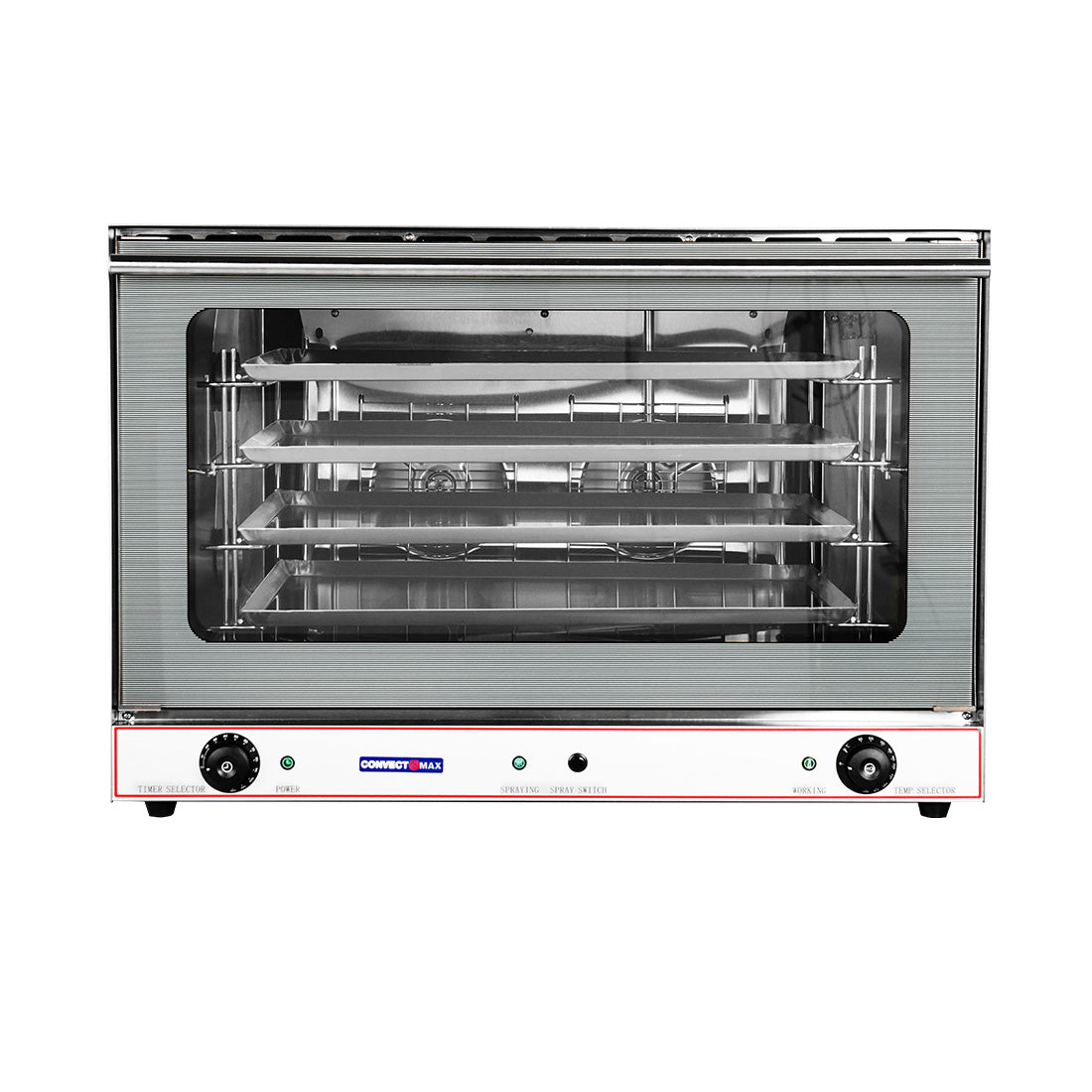 ConvectMax YXD-8A/15E - 4 Tray 600x400 Convection Oven with Steam, 15A