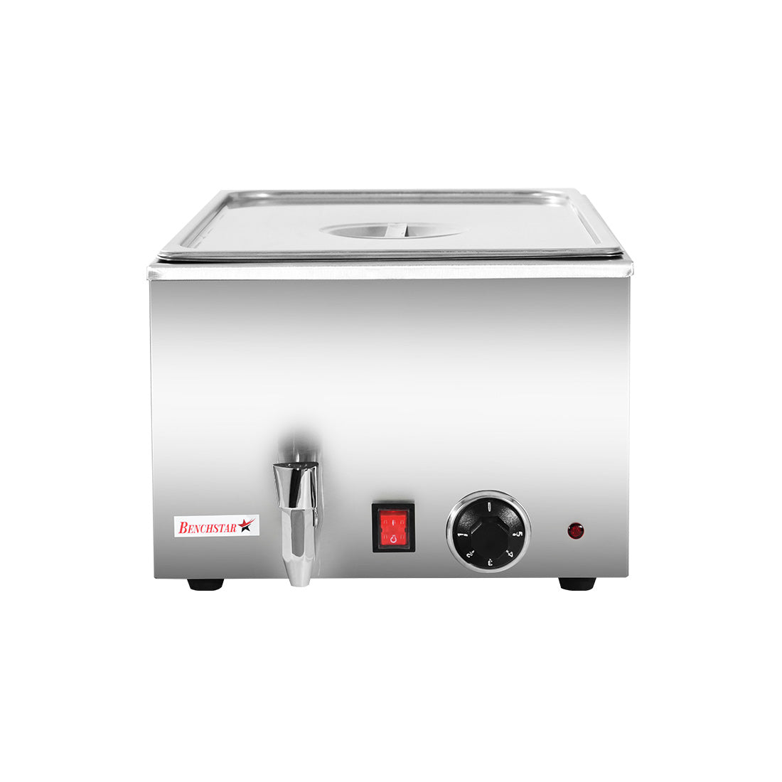 Benchstar ZCK165BT-1 - Benchtop Heated Bain Marie with Tap, 1/1 GN - image 2