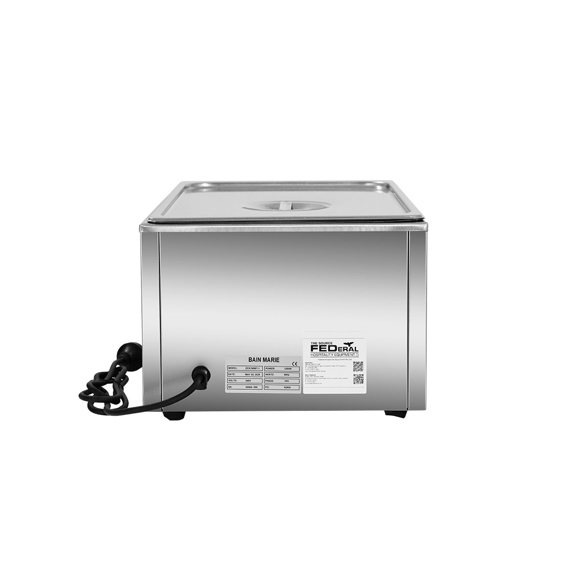 Benchstar ZCK165BT-1 - Benchtop Heated Bain Marie with Tap, 1/1 GN - image 4