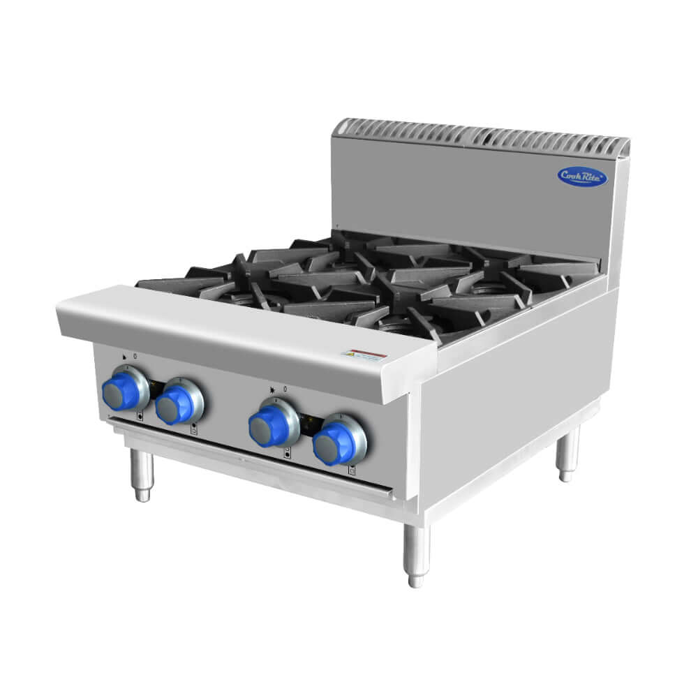 CookRite AT80G4B-C - 4 Burner Cook Counter Top