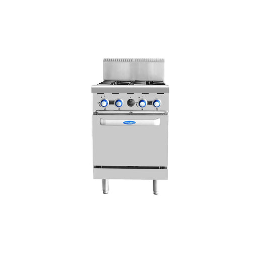 CookRite AT80G4B-O - 4 Burners with Oven