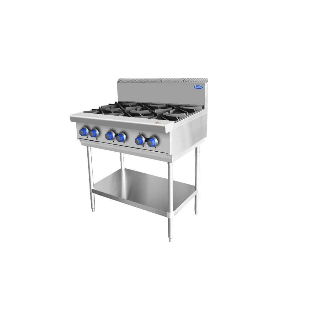 CookRite AT80G6B-F - 6 Burner Cook Top