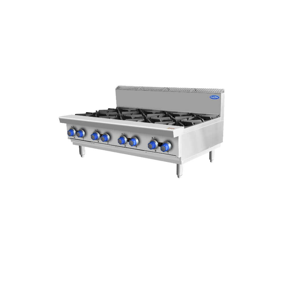 CookRite AT80G8B-C - 8 Burner Cook Counter Top