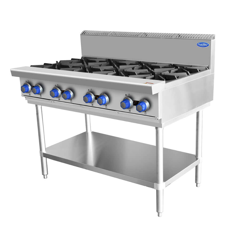 CookRite AT80G8B-F - 8 Burner Cook Top