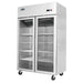 Atosa MCF8602 - Top Mounted Double Door Freezer Showcase