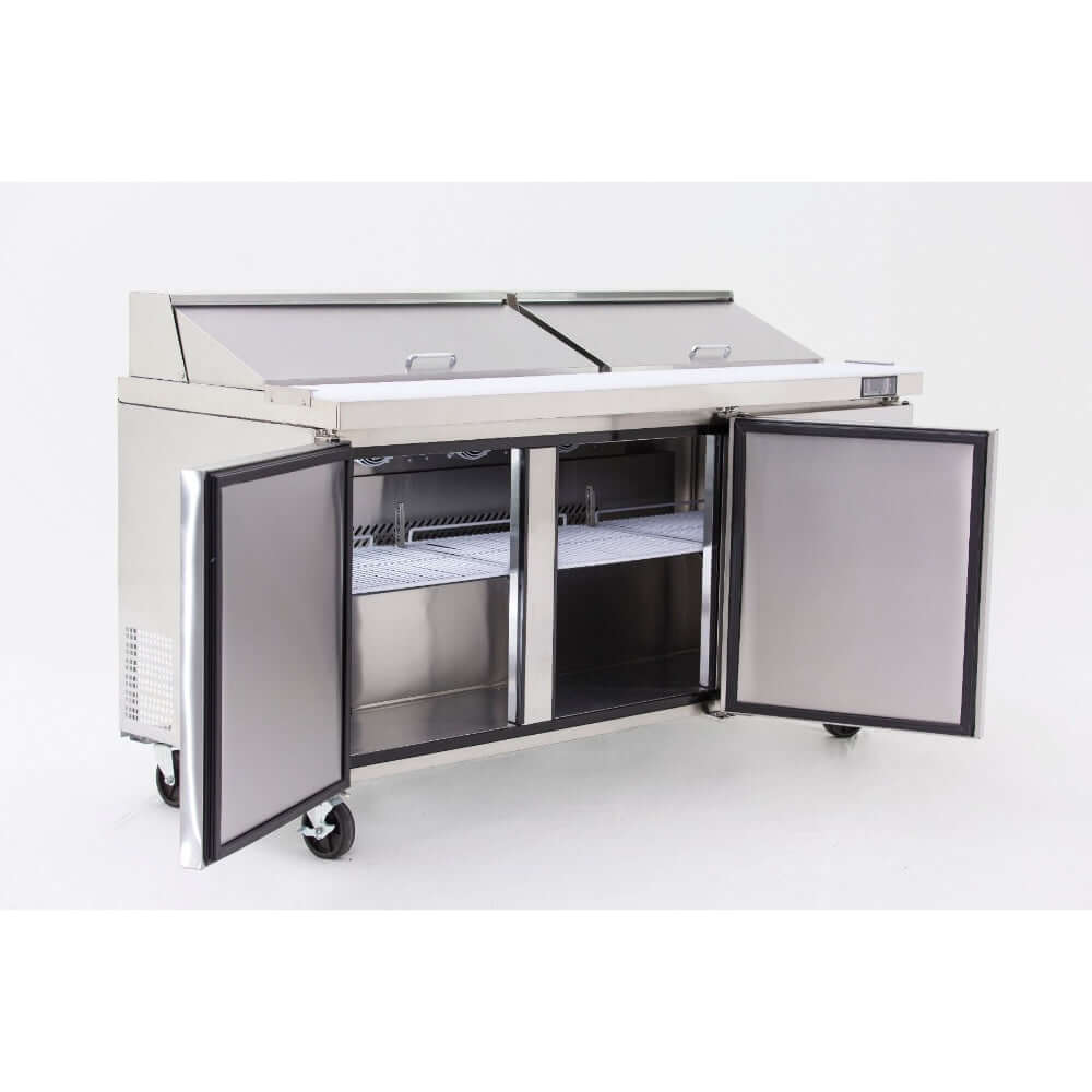 Atosa MSF8304 - Three Door Sandwich Prep Table Refrigerator