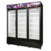 Crusader CCE1630Flower - Triple Glass Door Flower Fridge