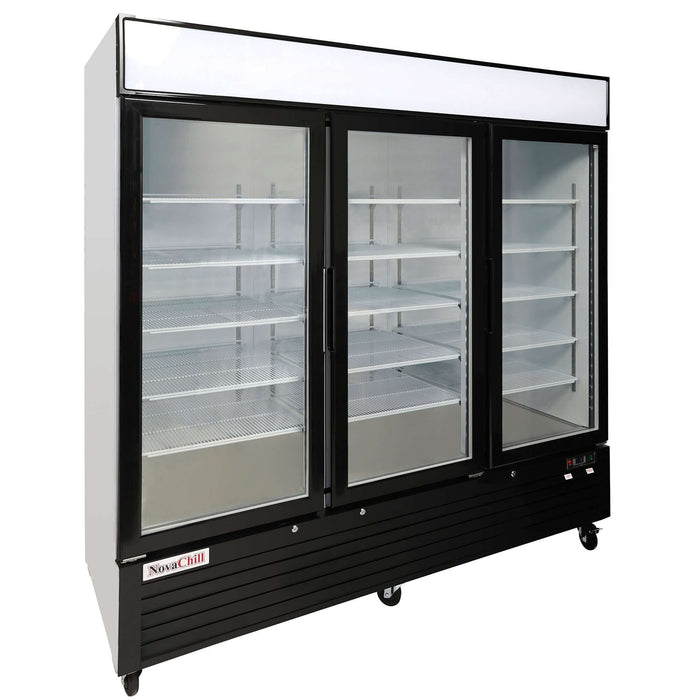 NovaChill Refrigeration SM2000GF-GZ - Triple Door Fridge-Freezer