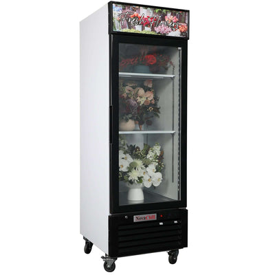 NovaChill Refrigeration SM600GFF - Single Glass Door Flower Display Fridge